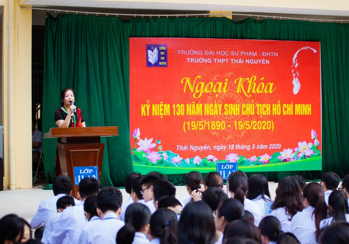 Trường THPT Thái Nguyên với chương trình ngoại khóa kỷ niệm 130 năm ngày sinh Chủ tịch Hồ Chí Minh (19/5/1890-19/5/2020)